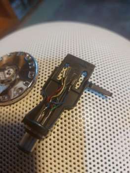 original SONY Headshell SH- ... , SME Anschluss, schwarz, made in Japan 70ger , mit Kabeln